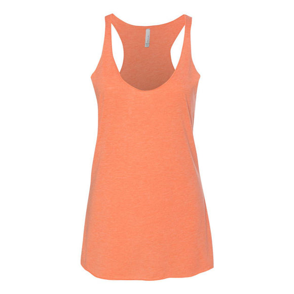 8430 BELLA + CANVAS Women's Triblend Racerback Tank Orange Triblend