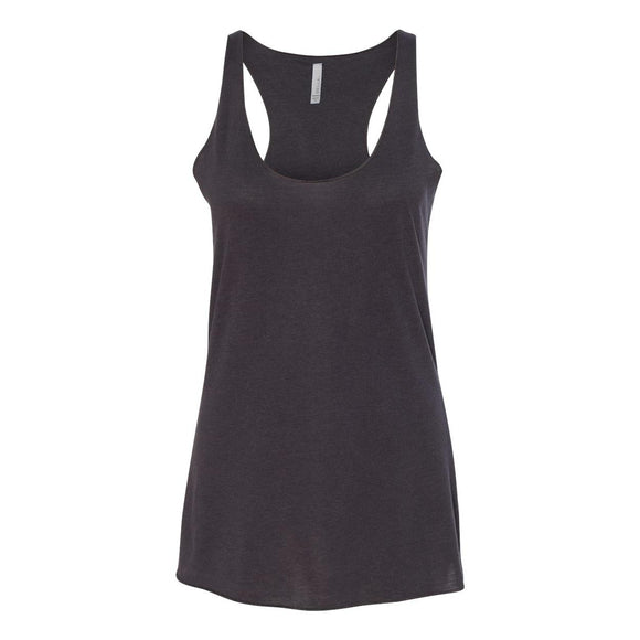 8430 BELLA + CANVAS Women's Triblend Racerback Tank Solid Dark Grey Triblend