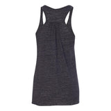 8800 BELLA + CANVAS Women's Flowy Racerback Tank Charcoal Black Slub