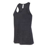 8800 BELLA + CANVAS Women's Flowy Racerback Tank Charcoal Black Slub