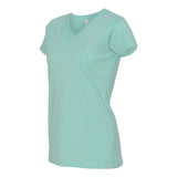 3507 LAT Women's Fine Jersey V-Neck Tee Chill