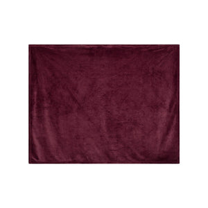 8721 Alpine Fleece Mink Touch Luxury Blanket Burgundy