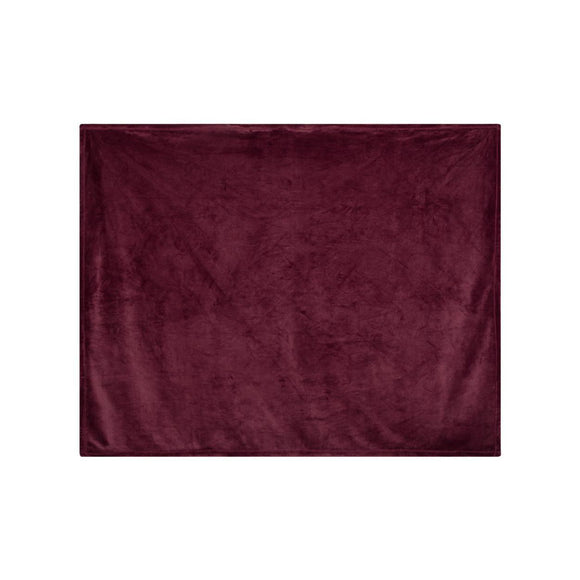 8721 Alpine Fleece Mink Touch Luxury Blanket Burgundy