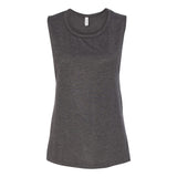 8803 BELLA + CANVAS Women's Flowy Scoop Muscle Tank Dark Grey Heather