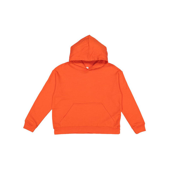 2296 LAT Youth Pullover Fleece Hoodie Orange