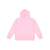 2296 LAT Youth Pullover Fleece Hoodie Pink