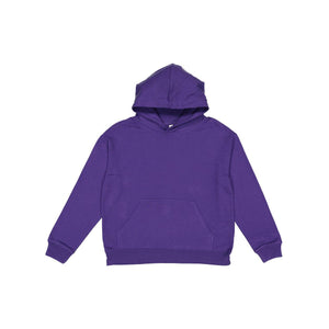 2296 LAT Youth Pullover Fleece Hoodie Purple