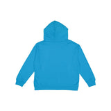 2296 LAT Youth Pullover Fleece Hoodie Turquoise