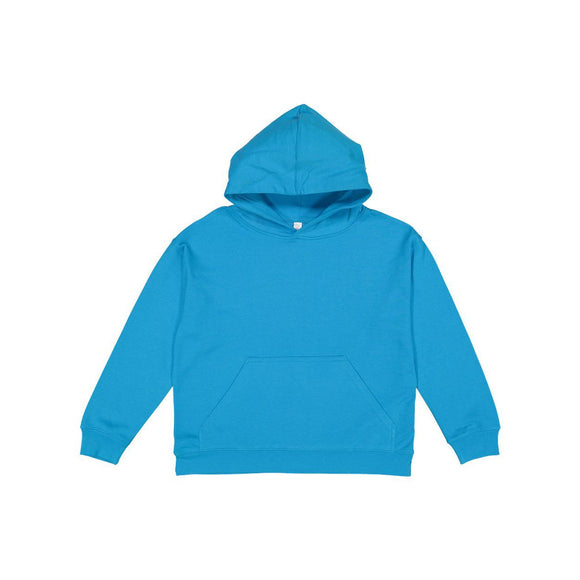 2296 LAT Youth Pullover Fleece Hoodie Turquoise