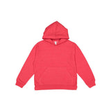 2296 LAT Youth Pullover Fleece Hoodie Vintage Red