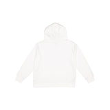 2296 LAT Youth Pullover Fleece Hoodie White