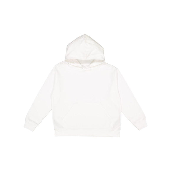 2296 LAT Youth Pullover Fleece Hoodie White