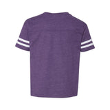 3037 Rabbit Skins Toddler Football Fine Jersey Tee Vintage Purple/ White