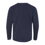 6201 LAT Youth Fine Jersey Long Sleeve Tee Navy