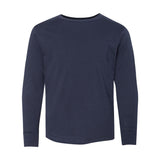 6201 LAT Youth Fine Jersey Long Sleeve Tee Navy