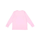 6201 LAT Youth Fine Jersey Long Sleeve Tee Pink