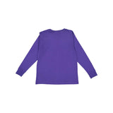 6201 LAT Youth Fine Jersey Long Sleeve Tee Purple