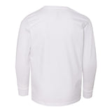 6201 LAT Youth Fine Jersey Long Sleeve Tee White