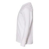 6201 LAT Youth Fine Jersey Long Sleeve Tee White