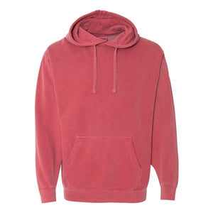 1567 Comfort Colors Garment-Dyed Hooded Sweatshirt Crimson