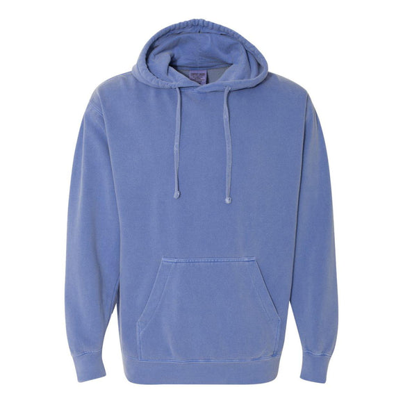 1567 Comfort Colors Garment-Dyed Hooded Sweatshirt Flo Blue