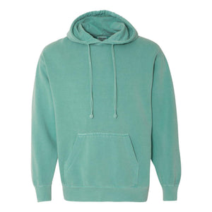 1567 Comfort Colors Garment-Dyed Hooded Sweatshirt Seafoam