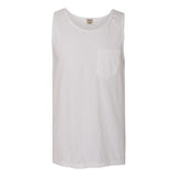 9330 Comfort Colors Garment-Dyed Heavyweight Pocket Tank Top White