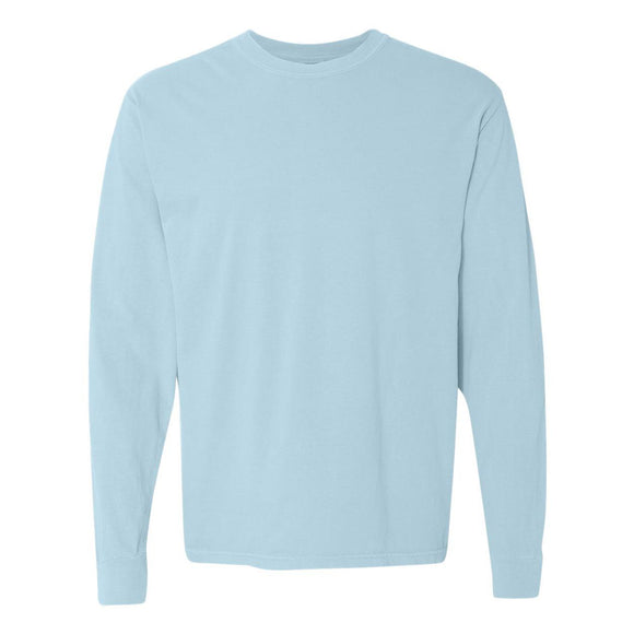 6014 Comfort Colors Garment-Dyed Heavyweight Long Sleeve T-Shirt Chambray