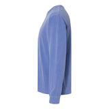 6014 Comfort Colors Garment-Dyed Heavyweight Long Sleeve T-Shirt Flo Blue