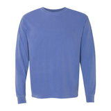 6014 Comfort Colors Garment-Dyed Heavyweight Long Sleeve T-Shirt Flo Blue