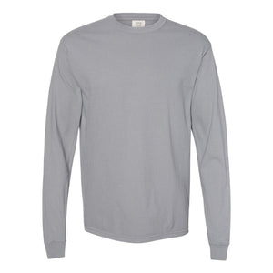 6014 Comfort Colors Garment-Dyed Heavyweight Long Sleeve T-Shirt Granite