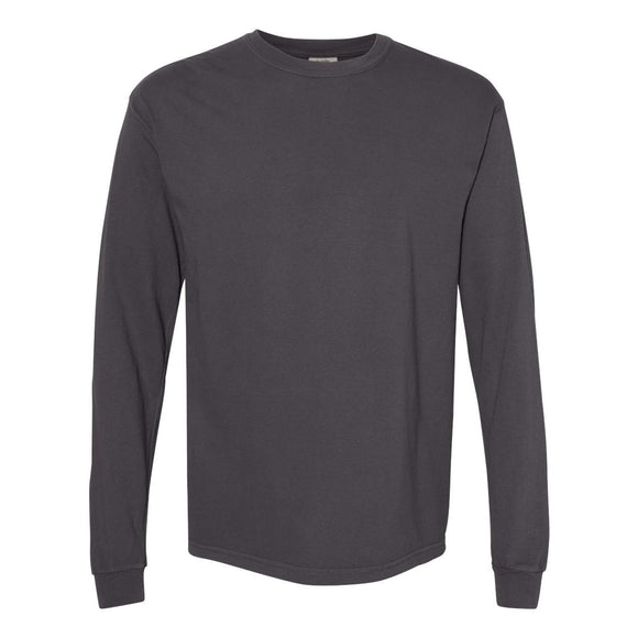 6014 Comfort Colors Garment-Dyed Heavyweight Long Sleeve T-Shirt Graphite