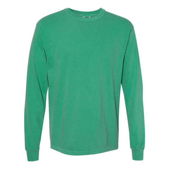 6014 Comfort Colors Garment-Dyed Heavyweight Long Sleeve T-Shirt Grass