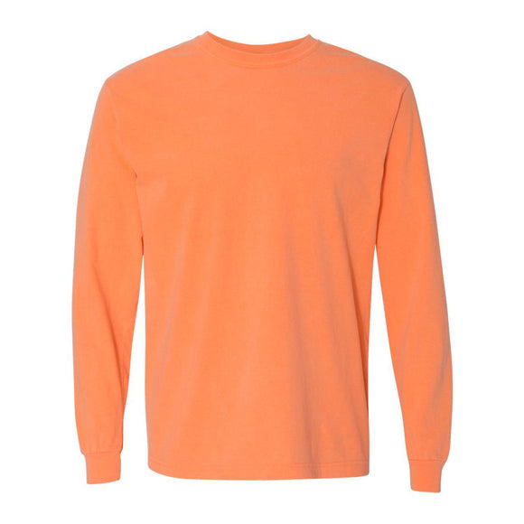 6014 Comfort Colors Garment-Dyed Heavyweight Long Sleeve T-Shirt Melon