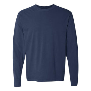 6014 Comfort Colors Garment-Dyed Heavyweight Long Sleeve T-Shirt True Navy