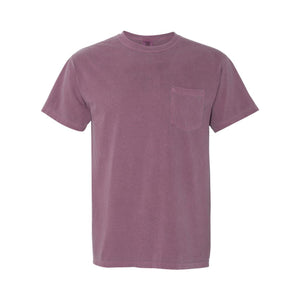 6030 Comfort Colors Garment-Dyed Heavyweight Pocket T-Shirt Berry