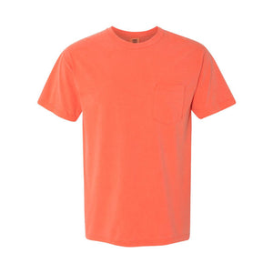 6030 Comfort Colors Garment-Dyed Heavyweight Pocket T-Shirt Bright Salmon