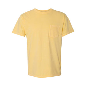 6030 Comfort Colors Garment-Dyed Heavyweight Pocket T-Shirt Butter