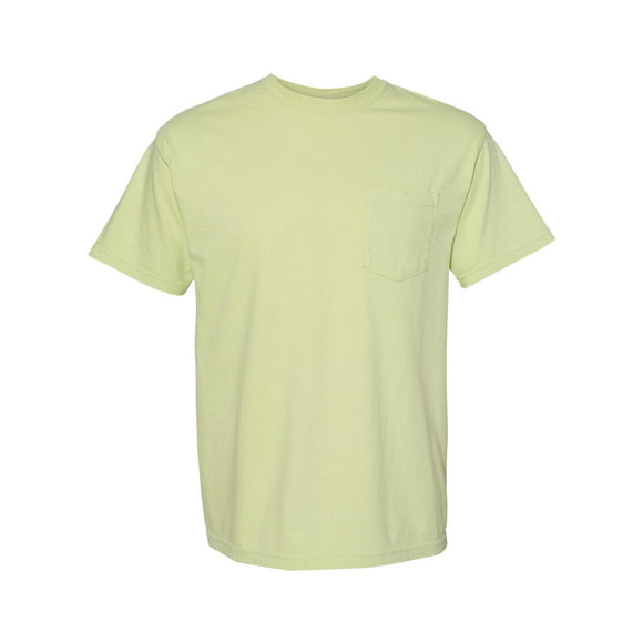 6030 Comfort Colors Garment-Dyed Heavyweight Pocket T-Shirt Celadon