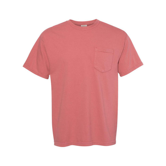 6030 Comfort Colors Garment-Dyed Heavyweight Pocket T-Shirt Cumin