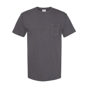 6030 Comfort Colors Garment-Dyed Heavyweight Pocket T-Shirt Graphite