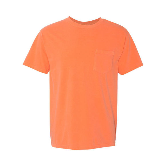 6030 Comfort Colors Garment-Dyed Heavyweight Pocket T-Shirt Melon