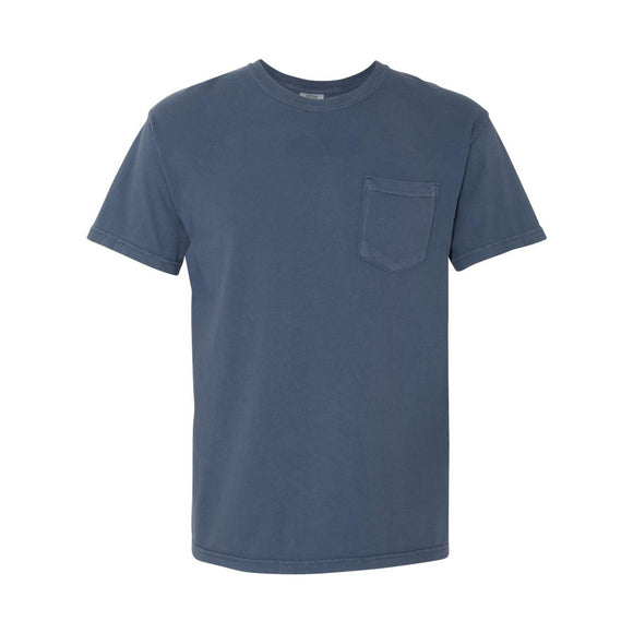 6030 Comfort Colors Garment-Dyed Heavyweight Pocket T-Shirt Midnight