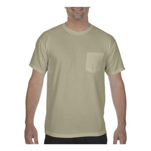 6030 Comfort Colors Garment-Dyed Heavyweight Pocket T-Shirt Sandstone