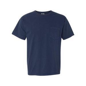 6030 Comfort Colors Garment-Dyed Heavyweight Pocket T-Shirt True Navy