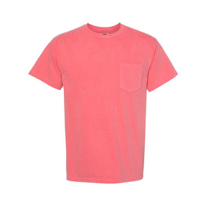 6030 Comfort Colors Garment-Dyed Heavyweight Pocket T-Shirt Watermelon