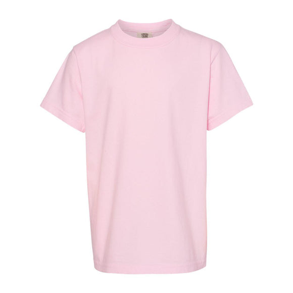 9018 Comfort Colors Garment-Dyed Youth Heavyweight T-Shirt Blossom