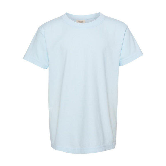 9018 Comfort Colors Garment-Dyed Youth Heavyweight T-Shirt Chambray