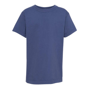 9018 Comfort Colors Garment-Dyed Youth Heavyweight T-Shirt China Blue