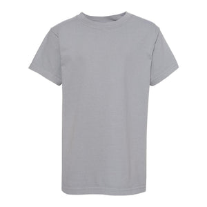 9018 Comfort Colors Garment-Dyed Youth Heavyweight T-Shirt Granite